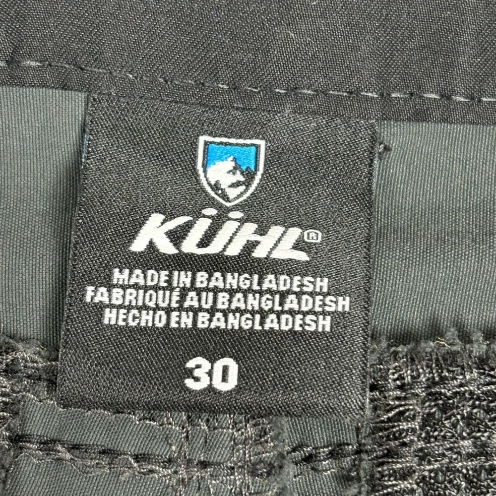 Kuhl Renegade Shorts Mens 30 Dark Grey Hiking Outdoor Cargo 5360 Activewear EUC